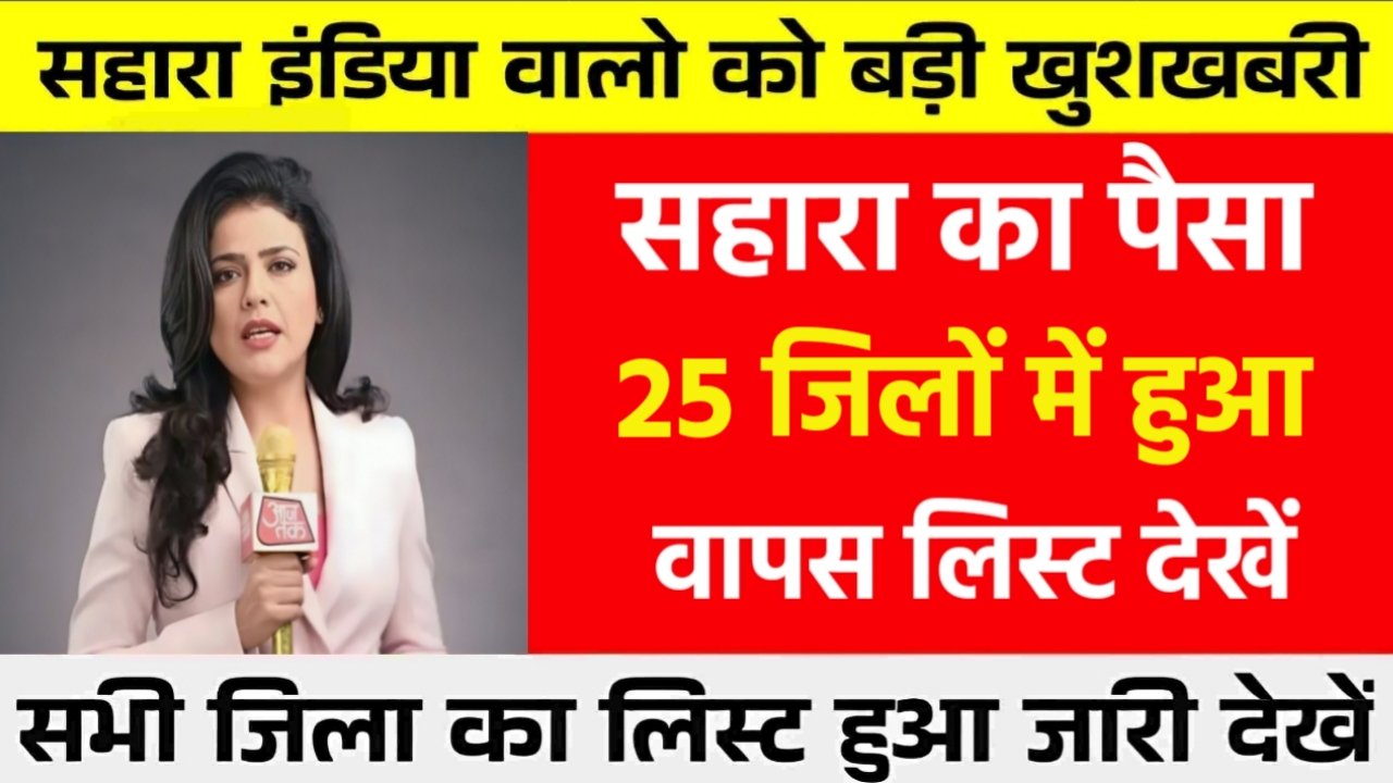 Sahara India Money Update
